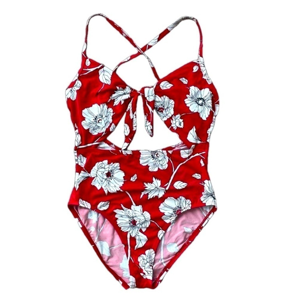 Cremieux One Piece Cutout Swimsuit